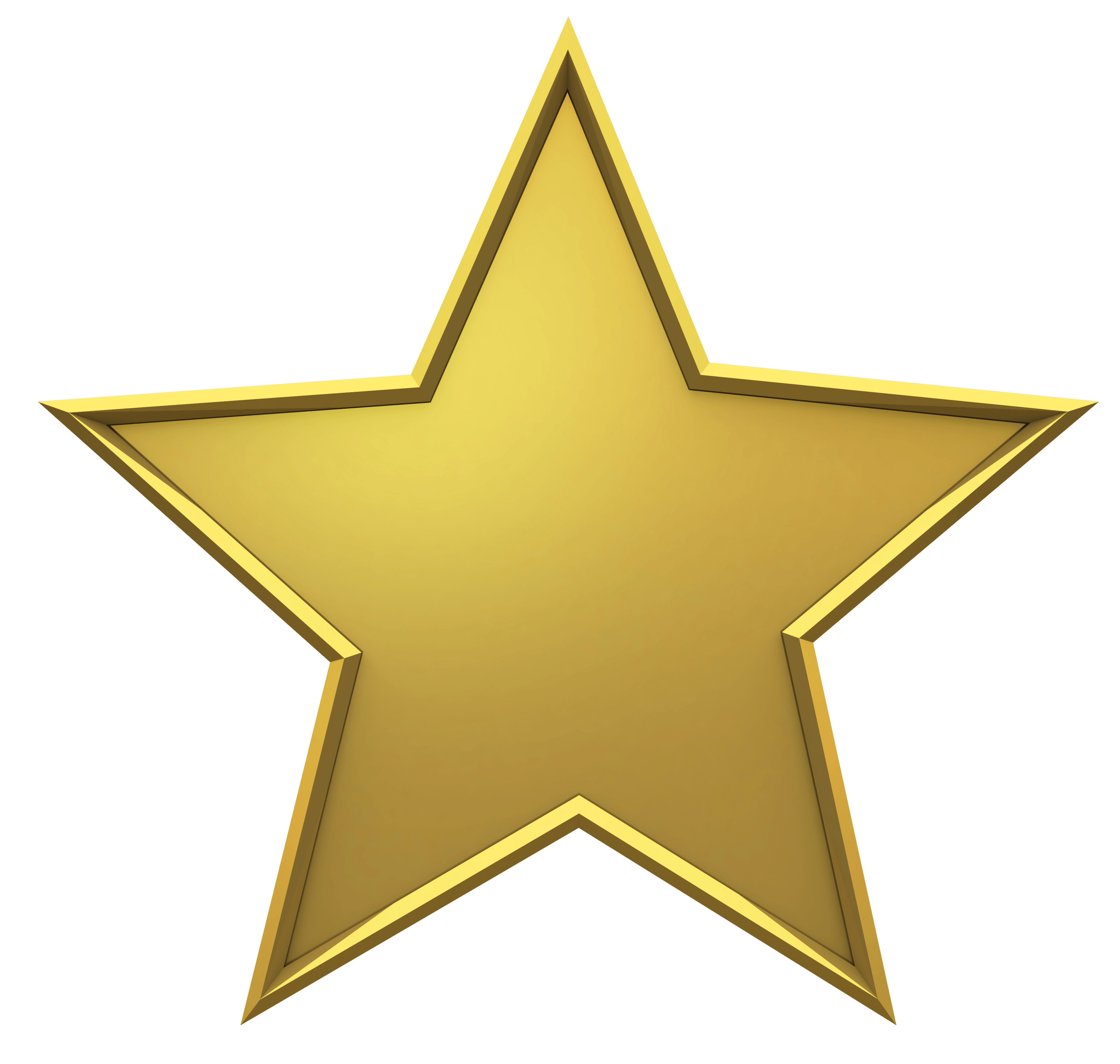 Hollywood Gold Star   Yellow Stars Png Hd - Images Of Stars, Transparent background PNG HD thumbnail
