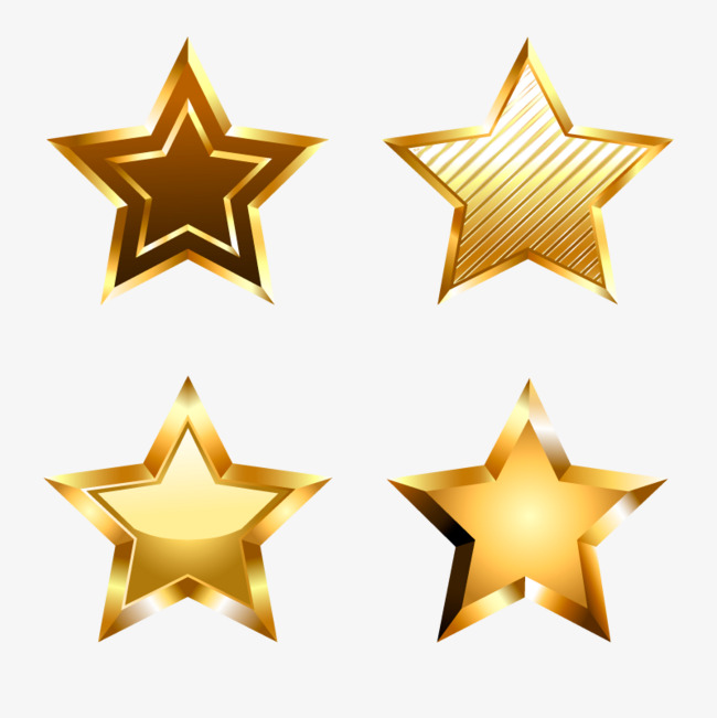 Three Dimensional Vector Golden Stars, Hd, Vector, Five Pointed Star Png And - Images Of Stars, Transparent background PNG HD thumbnail