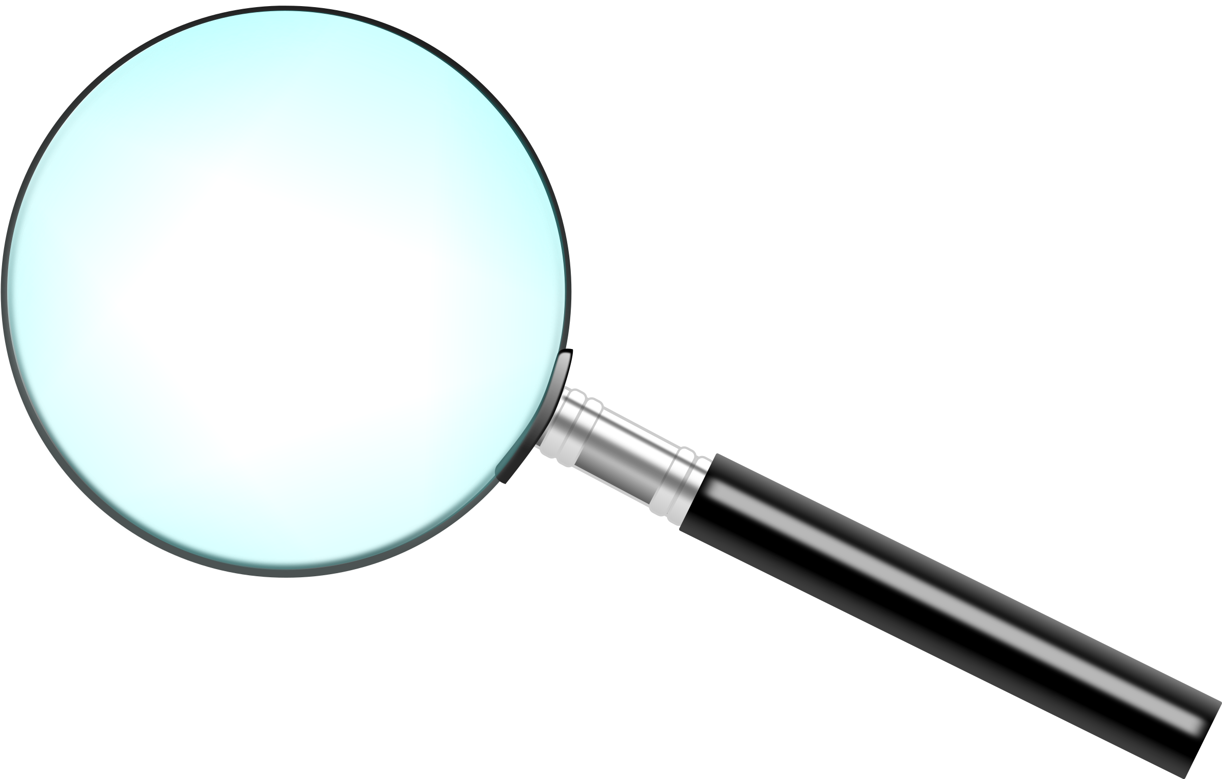 A Simple Magnifying Glass - Magnifying Glass, Transparent background PNG HD thumbnail