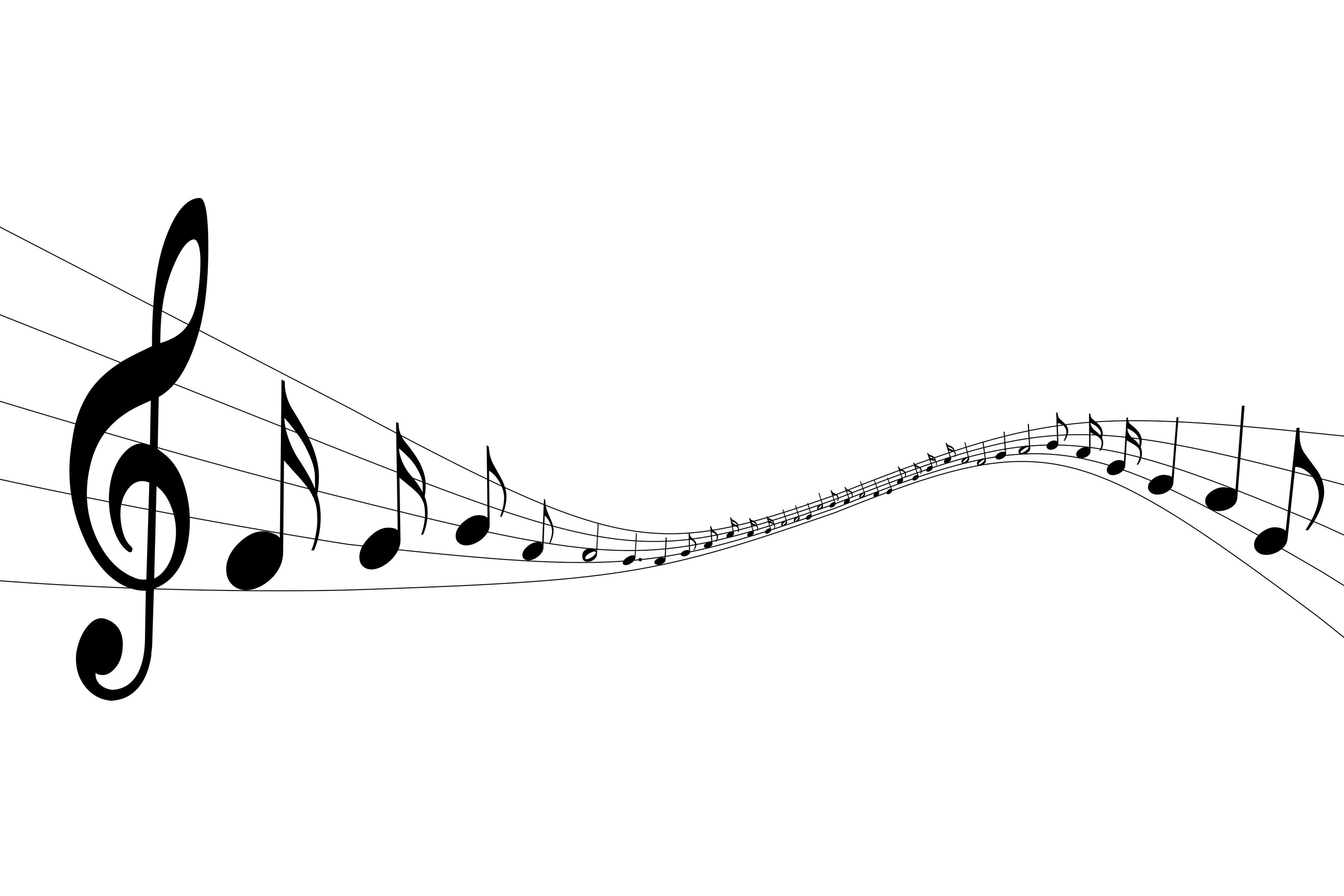 View Image Larger And Download - Music Notes, Transparent background PNG HD thumbnail