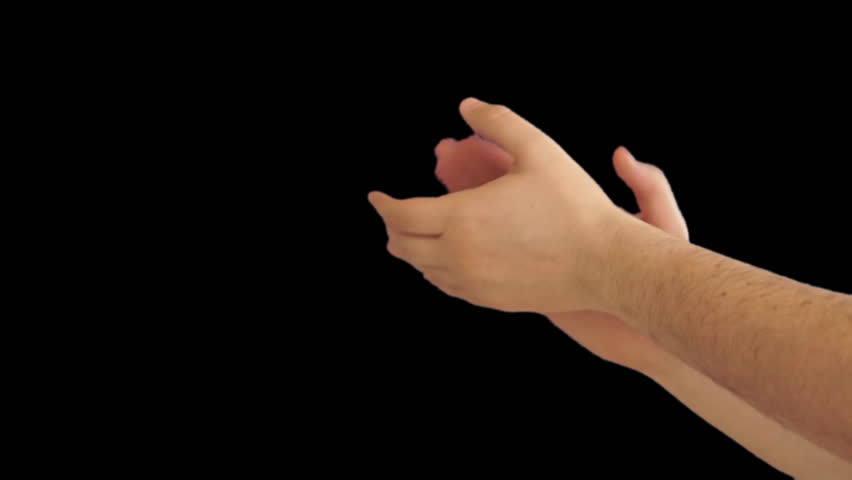 Clapping Hands With Alpha Channel   Hd Stock Video Clip - Of Hands, Transparent background PNG HD thumbnail