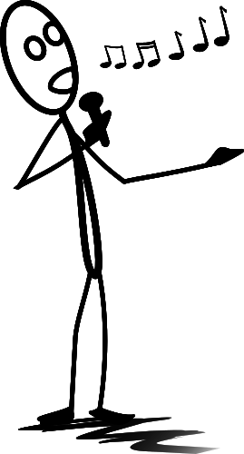Singing Stick Figure   /music/performance/more_Performers/singing_Stick_Figure.png.html - Of Stick Figures, Transparent background PNG HD thumbnail