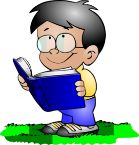 Boy And Girl Reading Clipart - Of Students Reading, Transparent background PNG HD thumbnail