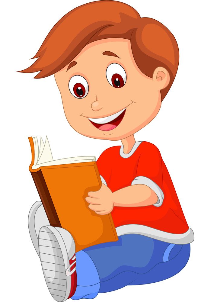 Course Clipart Two Student #3 - Of Students Reading, Transparent background PNG HD thumbnail