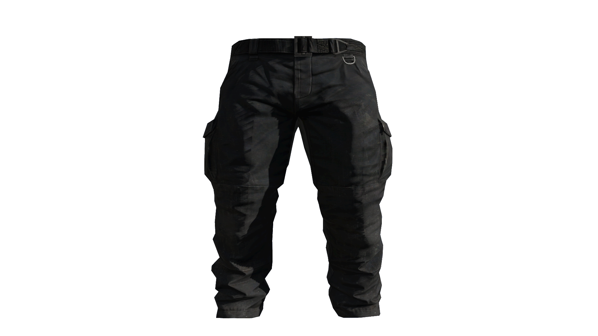 Black Cargo Pants Model (P W).png - Pants, Transparent background PNG HD thumbnail