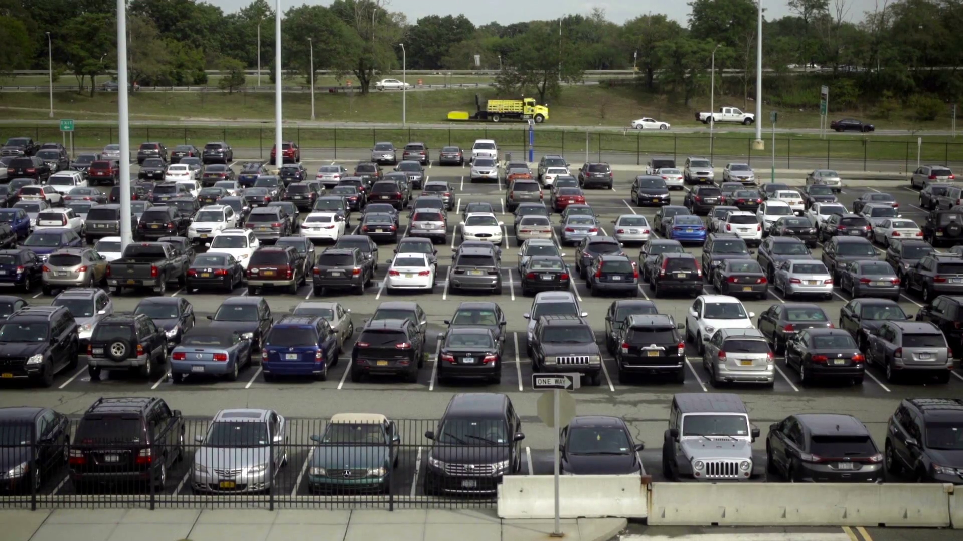 Outdoor Parking Lot Filled With Parked Cars Outside Stock Video Footage -VideoBlocks, PNG HD Parking Lot - Free PNG