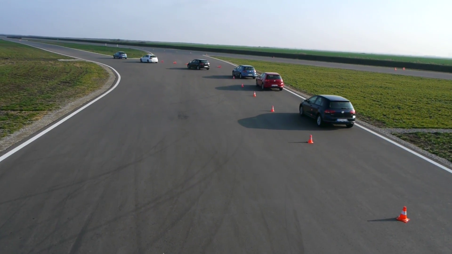 Aerial View Of Cars Racing On The Race Track Stock Video Footage   Videoblocks - Race Track, Transparent background PNG HD thumbnail