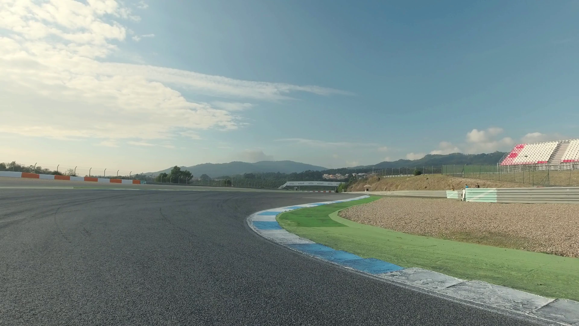 Drone Flying Along The Road Or Pov Race Car Speeding Along The Curve Racetrack. Bicycle On The Racing Track. Stock Video Footage   Videoblocks - Race Track, Transparent background PNG HD thumbnail