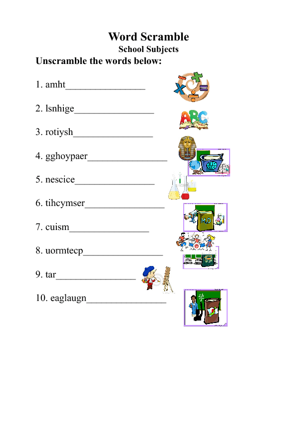 Get Free High Quality Hd Wallpapers Esl Worksheets School Subjects - School Subjects, Transparent background PNG HD thumbnail