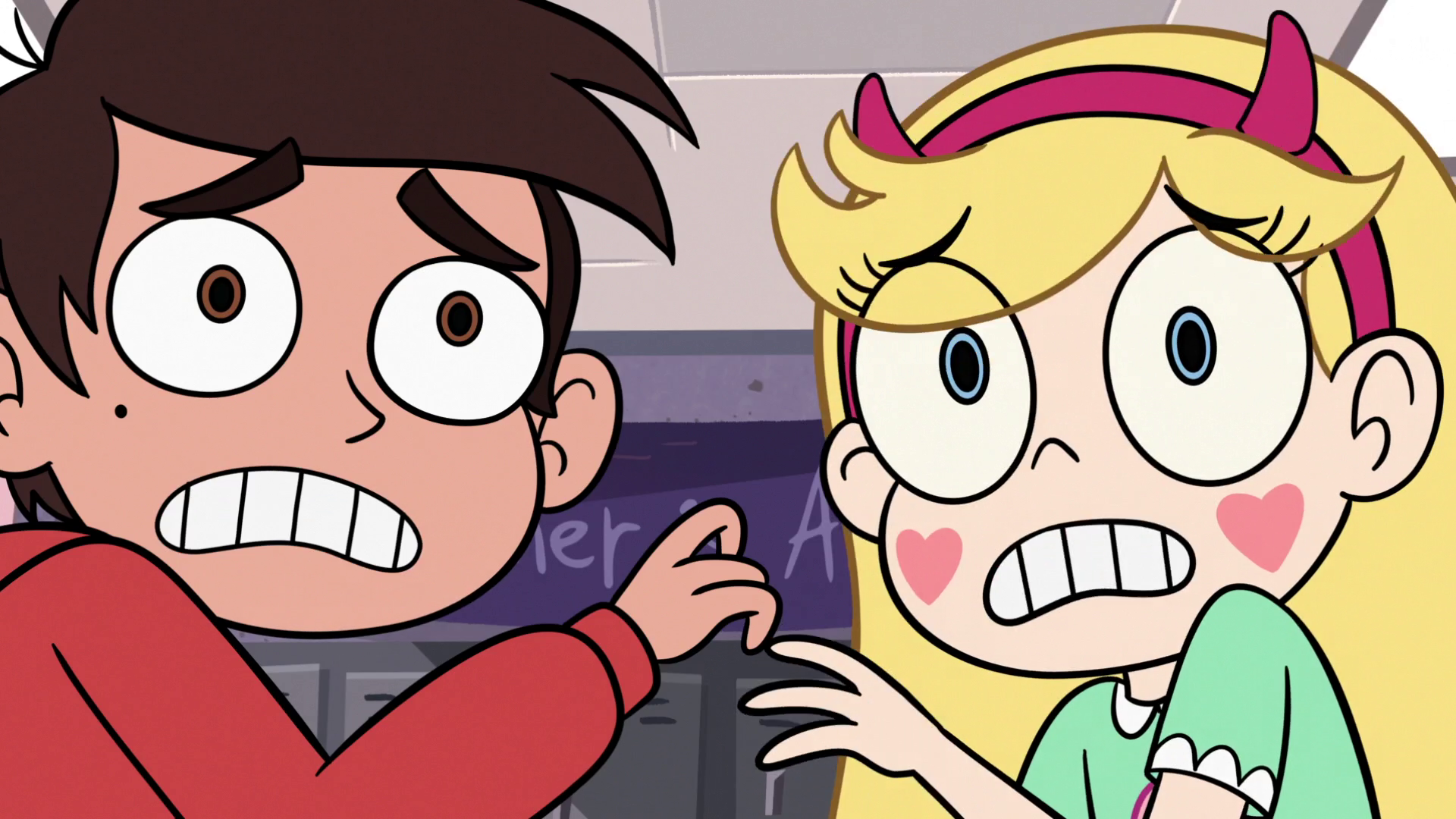 S2E18 Star And Marco Shocked By Rasticoreu0027S Arrival.png - Shocked Face, Transparent background PNG HD thumbnail