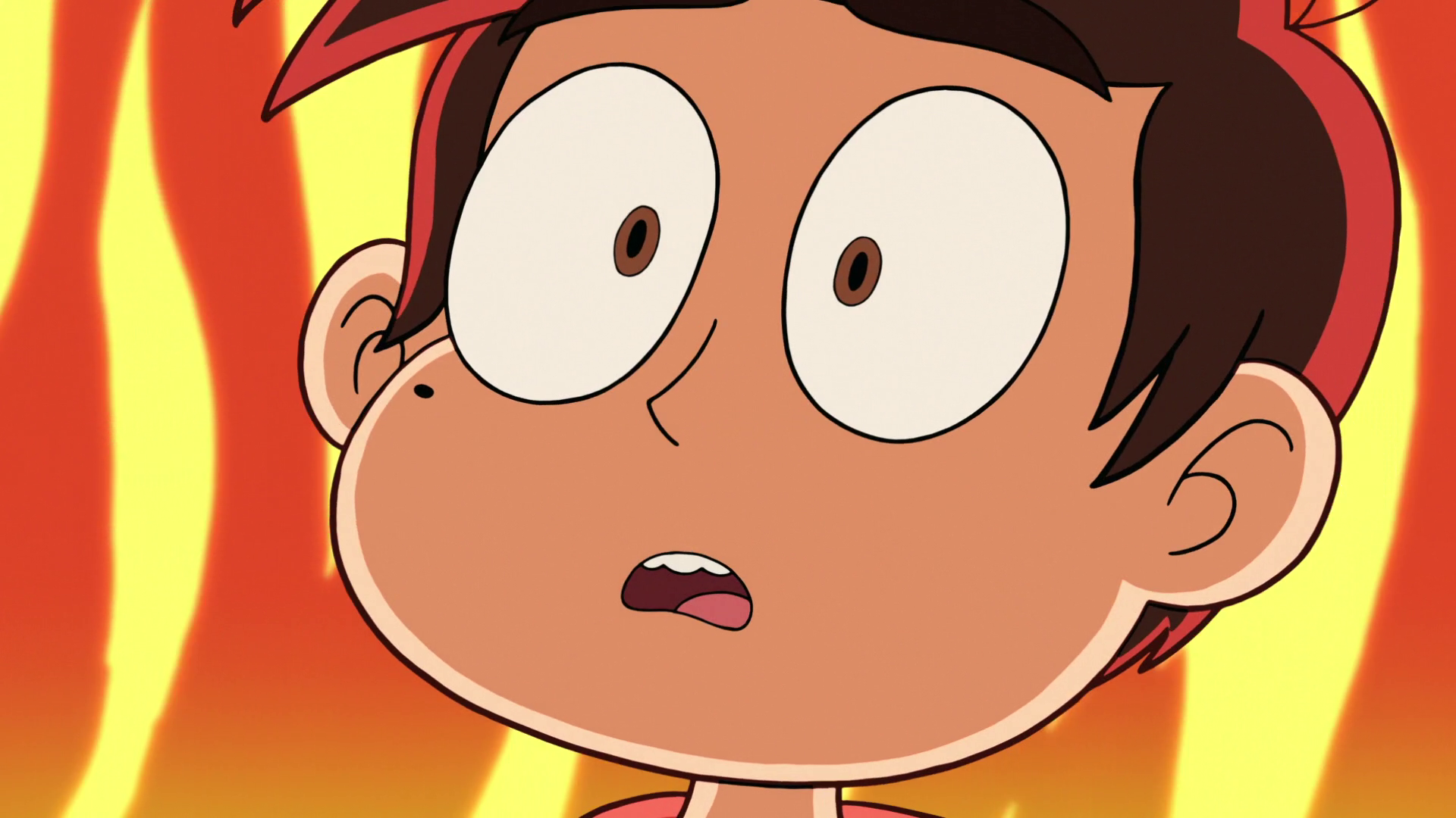 S2E19 Marco Diaz Shocked By Tomu0027S Anger.png - Shocked Face, Transparent background PNG HD thumbnail