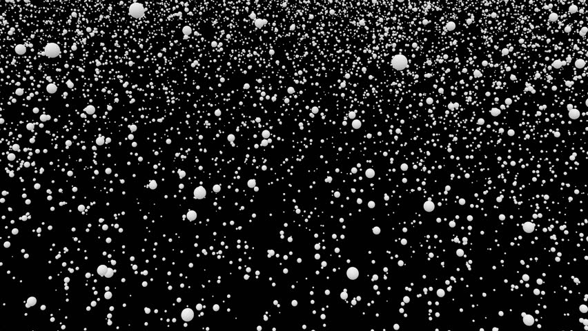 Falling Snow, Alpha Channel, 