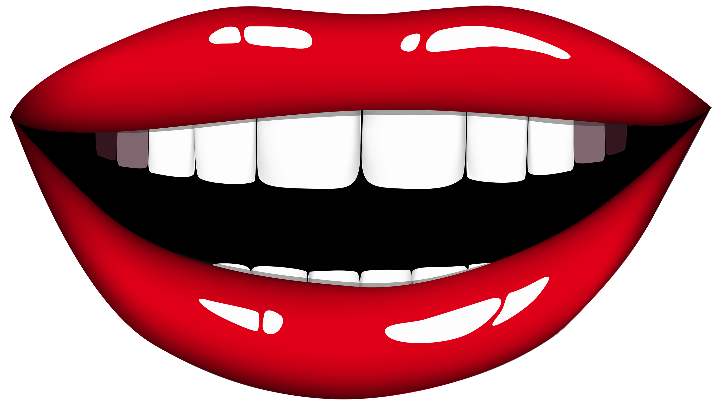Smile Lips Clipart Free Clipart Images 6   Smile Lips Png - Teeth Smile, Transparent background PNG HD thumbnail