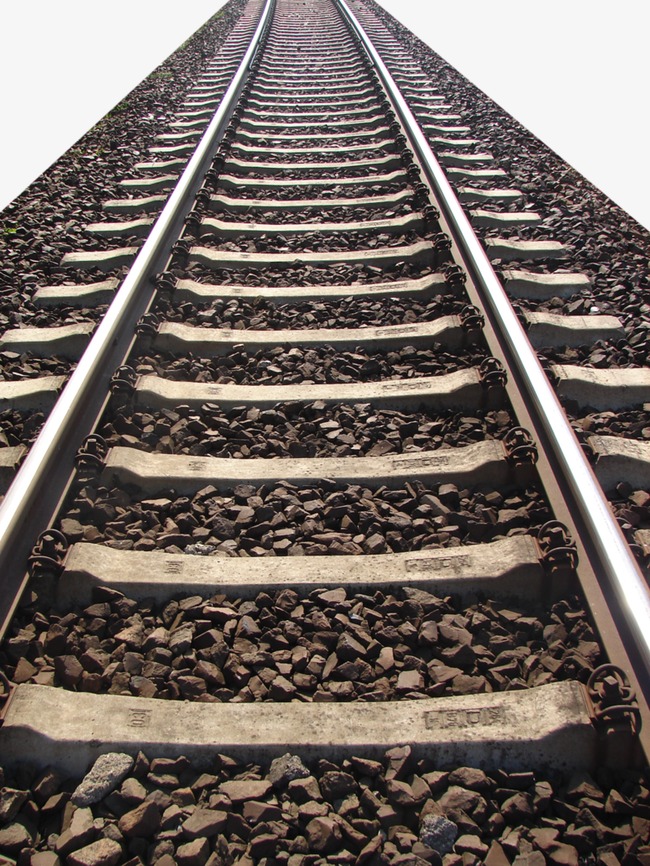 Railroad Tracks, Railway, Track, Locus Png Image - Train Tracks, Transparent background PNG HD thumbnail