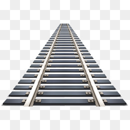 Railway Tracks, Railway, Forward Direction, Rail Png And Psd - Train Tracks, Transparent background PNG HD thumbnail