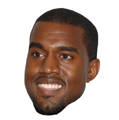 Download Png Image   Kanye West Picture - Head, Transparent background PNG HD thumbnail