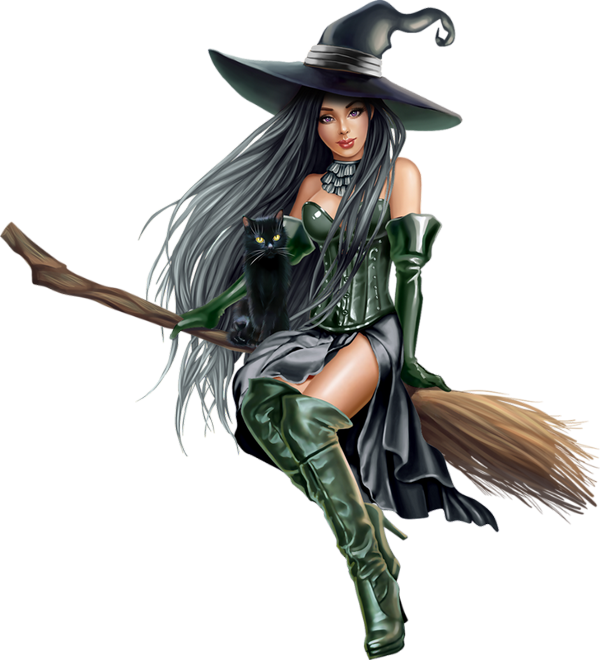 Czarownica na miotle: png tube - Witch - Hexe png, PNG Hexe - Free PNG