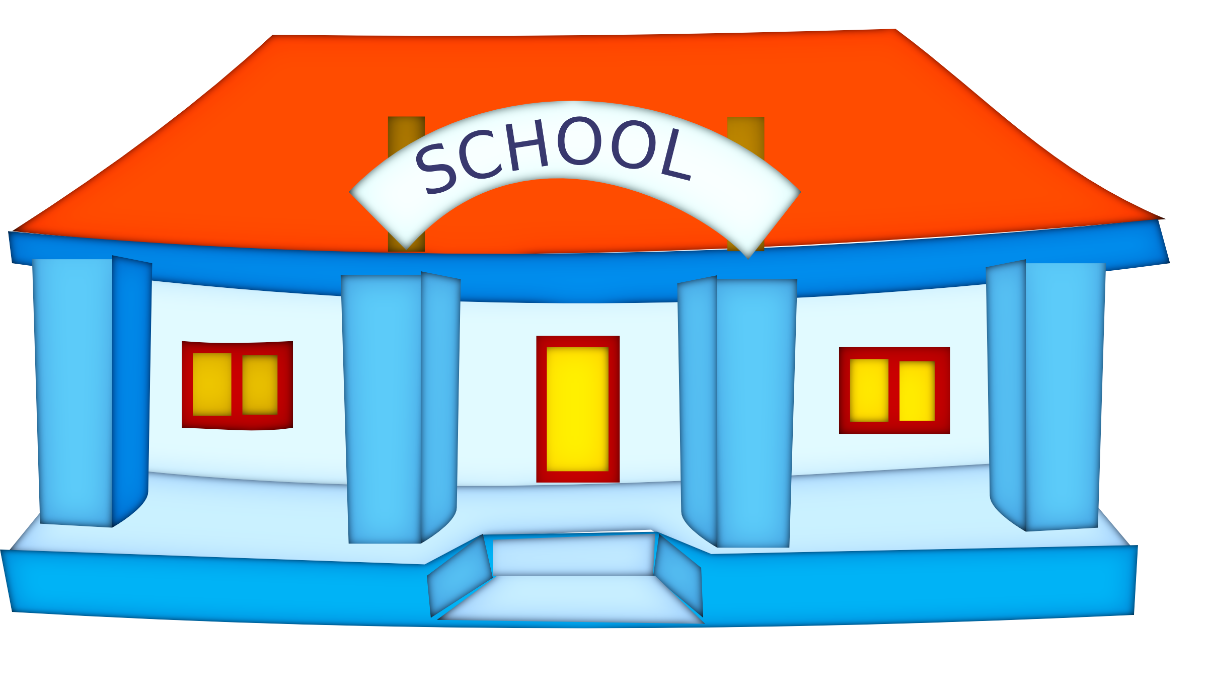 High School Building% . - High School Building, Transparent background PNG HD thumbnail