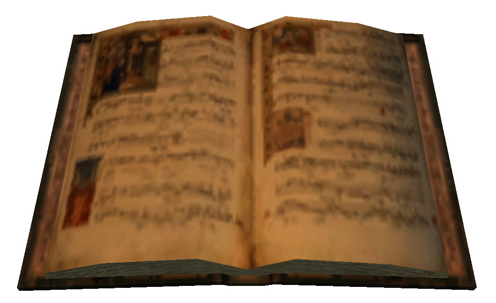 Tes3 Morrowind   Book   Quarto Open 03.png - History Book, Transparent background PNG HD thumbnail