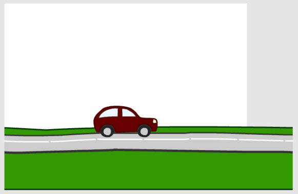 Positioning The Car And The Road - Horizontal Road, Transparent background PNG HD thumbnail
