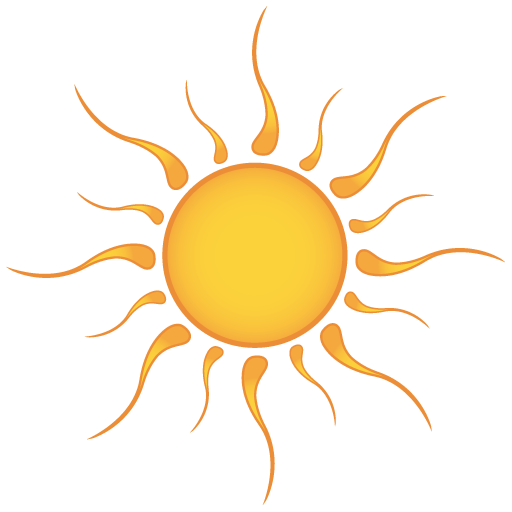 Hot Sun Icon - Hot Sun, Transparent background PNG HD thumbnail