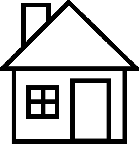 House Clipart Hd Wallpapers 30806 Images | Largepict Pluspng.com - House Black And White, Transparent background PNG HD thumbnail