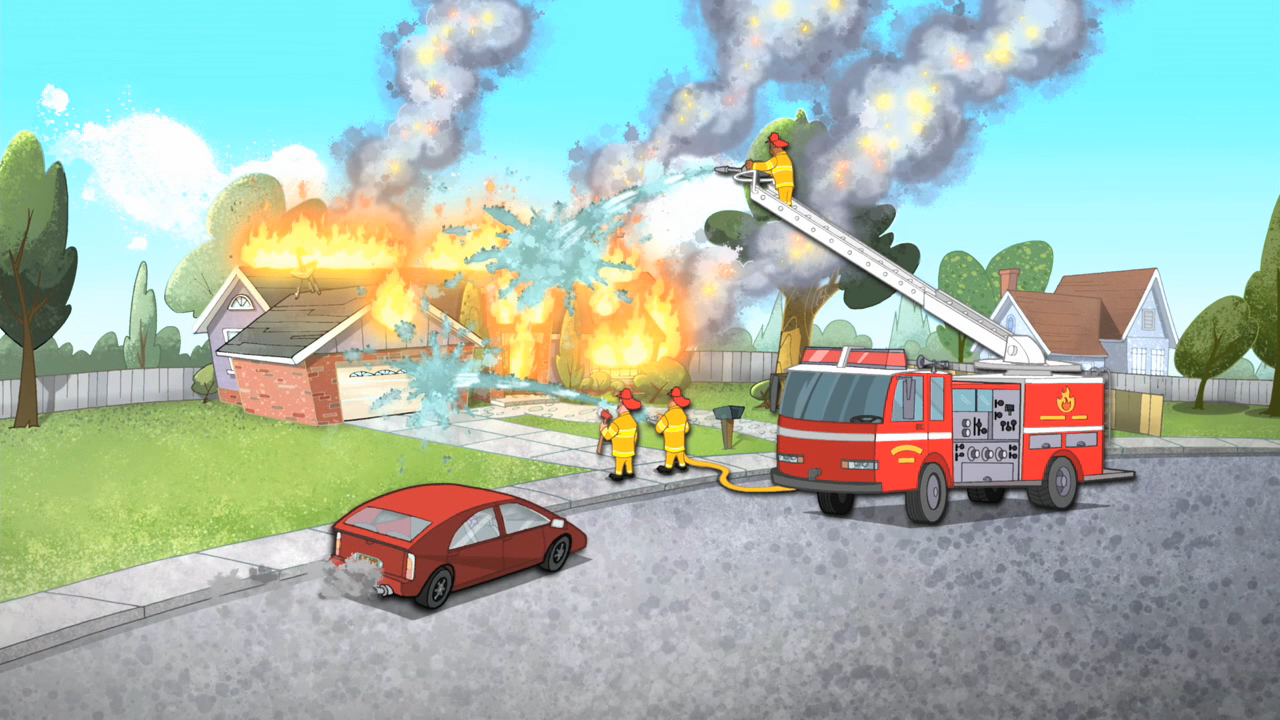 Bugsu0027 House On Fire.png - House On Fire, Transparent background PNG HD thumbnail
