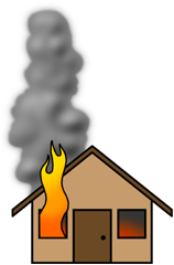 House Fire - House On Fire, Transparent background PNG HD thumbnail