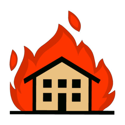 House Fire Pictures Clipart Panda Free Clipart Images - House On Fire, Transparent background PNG HD thumbnail