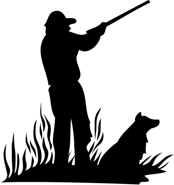 Png Hunting Pictures - Hunter And Dog Silhouette (Small)., Transparent background PNG HD thumbnail