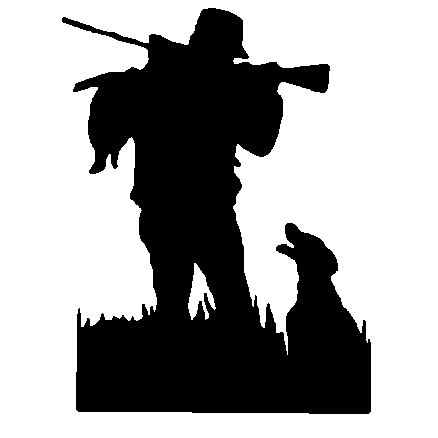 Hunting Dog Silhouette Clipart - Hunting Pictures, Transparent background PNG HD thumbnail