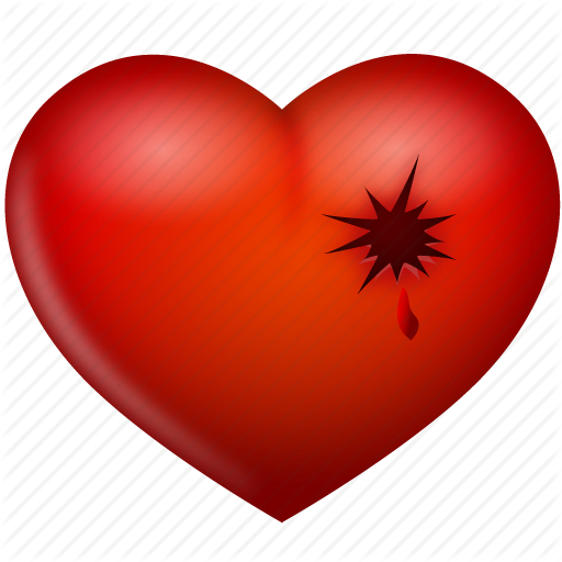 Heart, Hurt, Love, Shot, Valentineu0027S Day Icon - Hurt, Transparent background PNG HD thumbnail