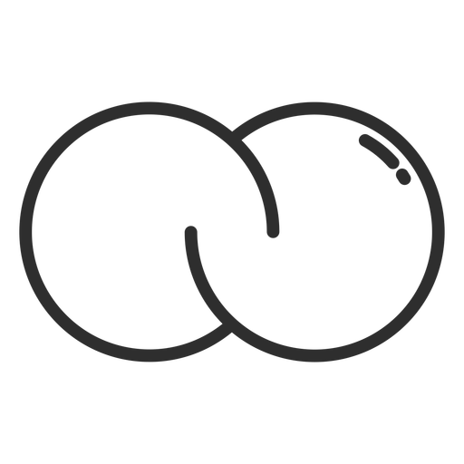 Minimalist infinity logo png