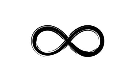 Infinity symbol free icon
