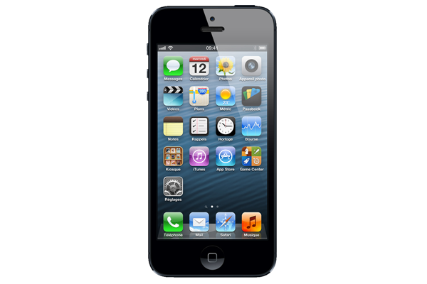 Iphone5 Black Large Front.png - Iphone 5, Transparent background PNG HD thumbnail