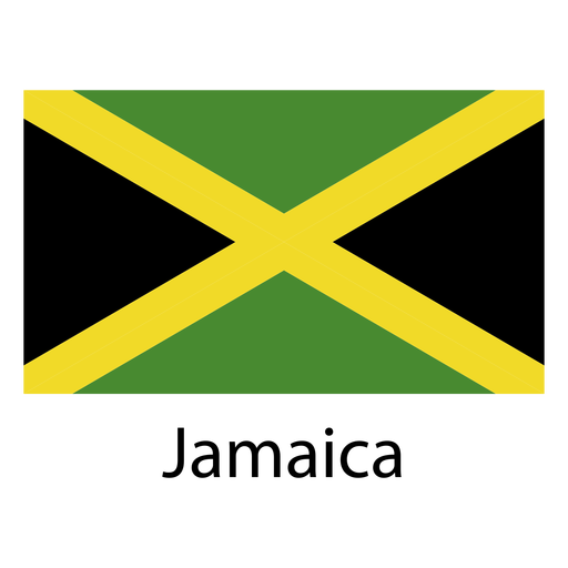 Jamaica National Flag Png - Jamaican Flag, Transparent background PNG HD thumbnail