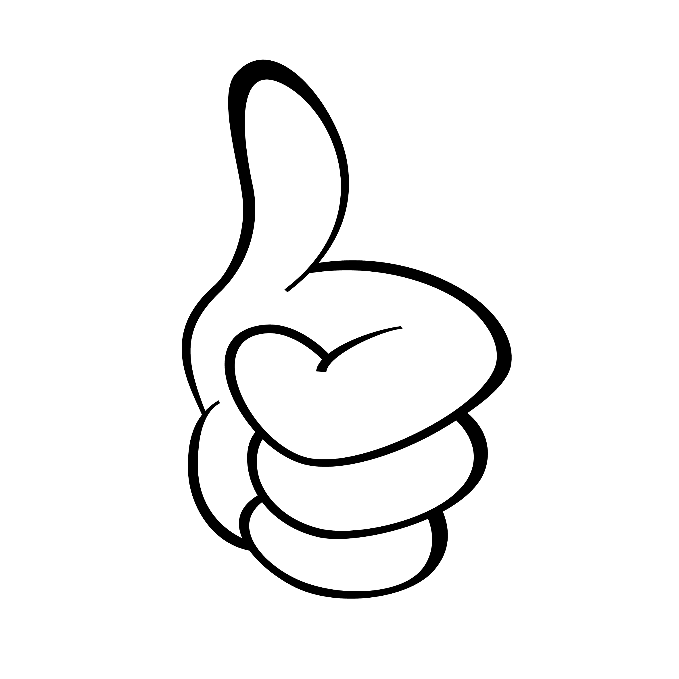 Thumbs Up Image   Clipart Library - Jempol, Transparent background PNG HD thumbnail