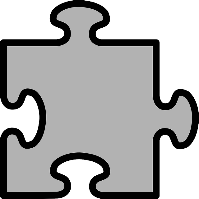 Free Vector Graphic: Jigsaw, Jigsaw Puzzle, Grey, Piece   Free Image On Pixabay   296697 - Jigsaw Puzzle Pieces, Transparent background PNG HD thumbnail