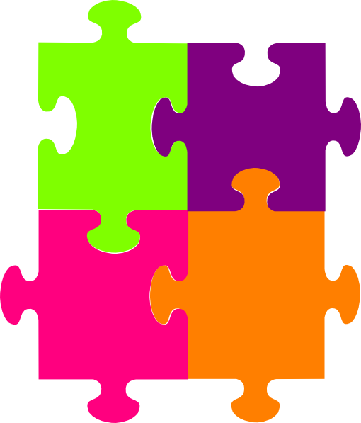 Jigsaw Puzzle 4 Pieces Svg Clip Arts 510 X 597 Px - Jigsaw Puzzle Pieces, Transparent background PNG HD thumbnail