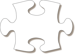 Jigsaw White Puzzle Piece Large Shadow Clip Art - Jigsaw Puzzle Pieces, Transparent background PNG HD thumbnail