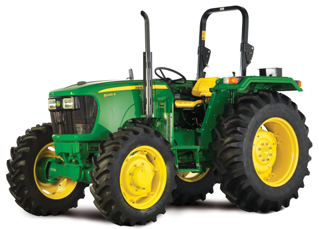 5065 E 4Wd Tractor - John Deere Tractor, Transparent background PNG HD thumbnail