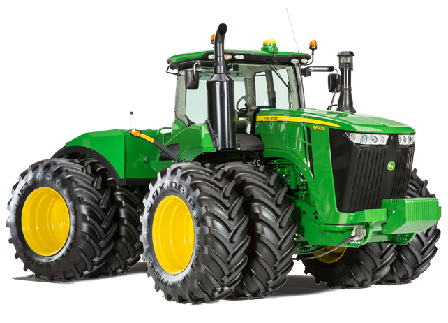 9520R Tractor - John Deere Tractor, Transparent background PNG HD thumbnail