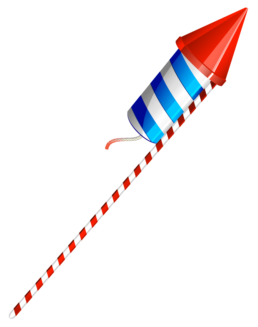 Happy Fourth Of July Fireworks - July, Transparent background PNG HD thumbnail
