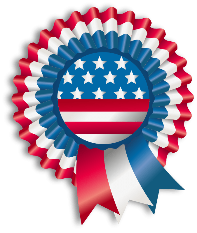Happy Fourth Of July Ribbon - July, Transparent background PNG HD thumbnail