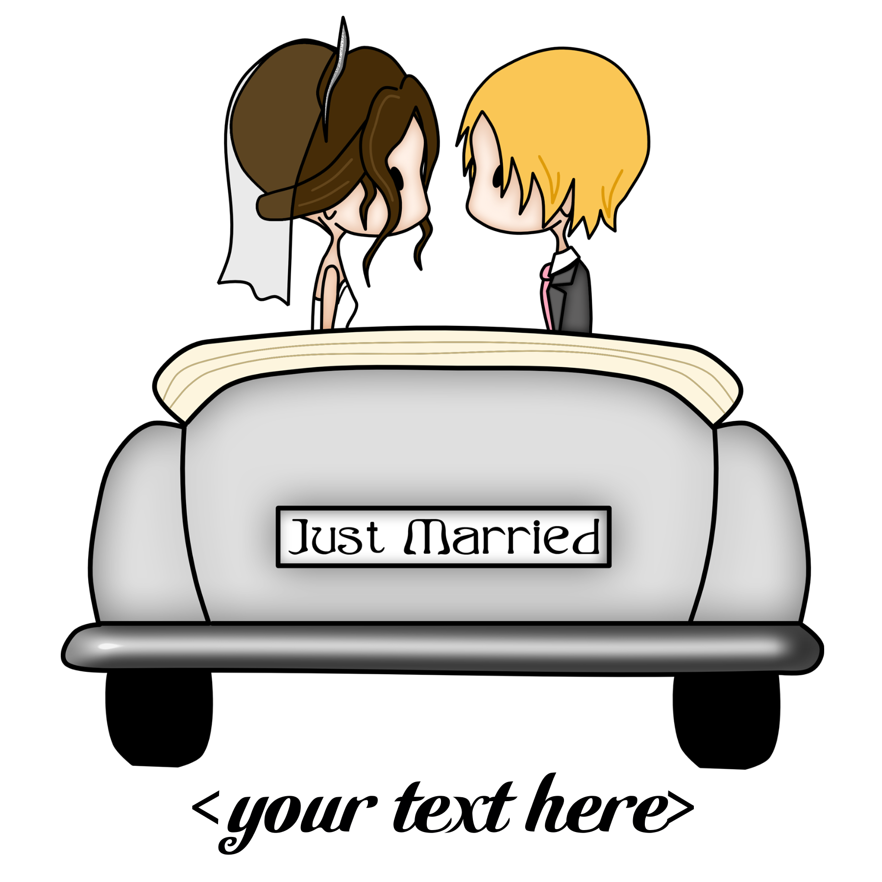 Download Image Hdpng.com  - Just Married, Transparent background PNG HD thumbnail