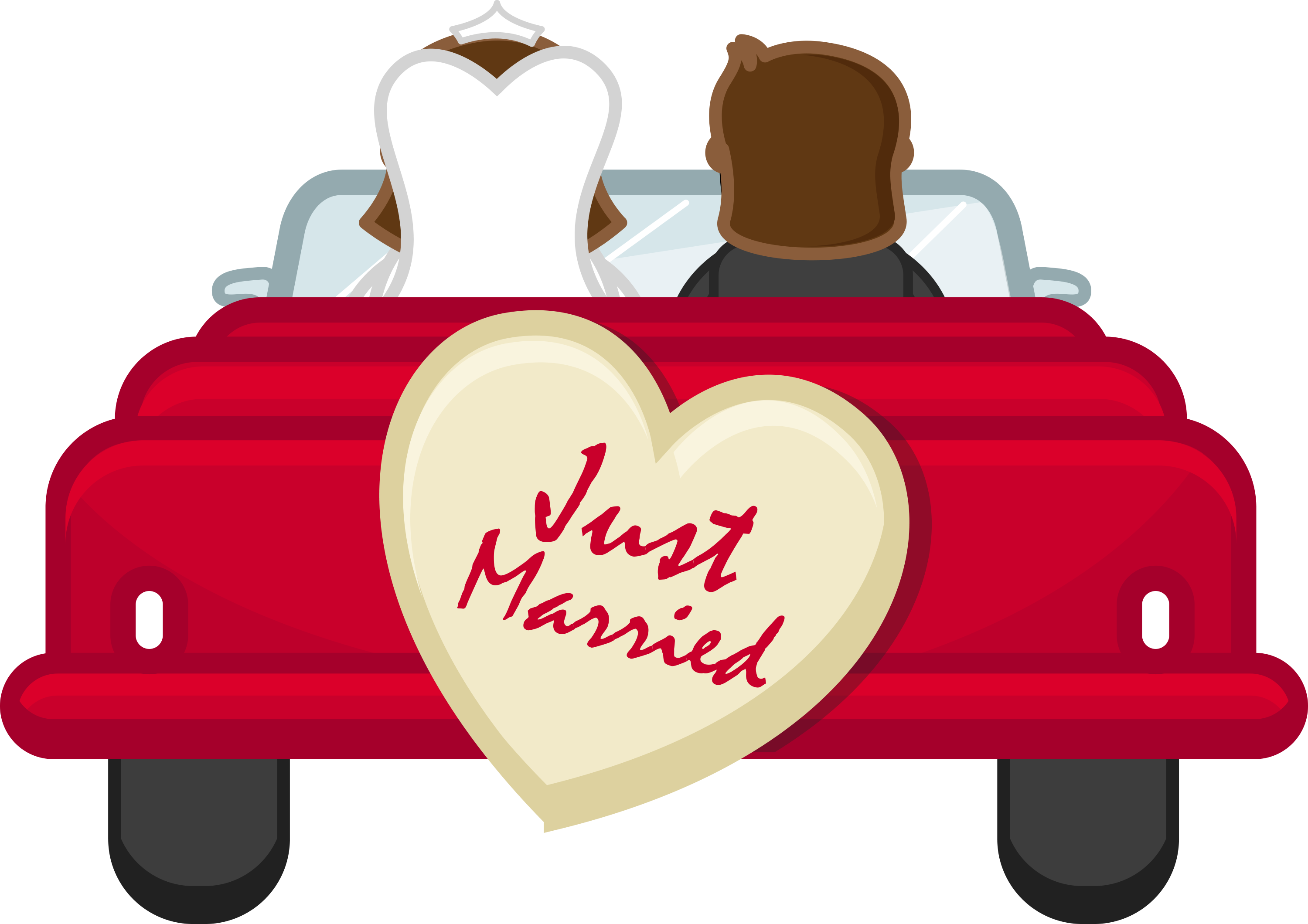 Just Married Png Clipart - Just Married, Transparent background PNG HD thumbnail