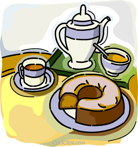 Png Kaffee Kuchen - Kaffeekanne Und Tassen Mit Kaffee Kuchen Vektor Clipart Bild, Transparent background PNG HD thumbnail
