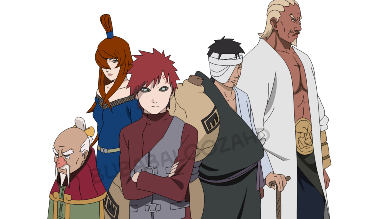 . Hdpng.com The Five Kage Lineart Color By Bubabaloozahd - Kage, Transparent background PNG HD thumbnail