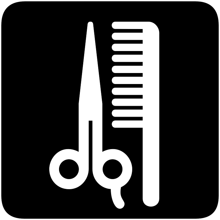 Haar, Schnitt, Kamm, Schere, Salon, Barbershop - Kamm Und Schere, Transparent background PNG HD thumbnail