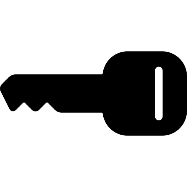 Png Key Shape - Black Key Horizontal Shape Free Icon, Transparent background PNG HD thumbnail